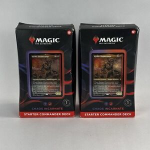 Magic The Gathering Starter Commander Deck (2) - Chaos Incarnate MTG Brand NEW